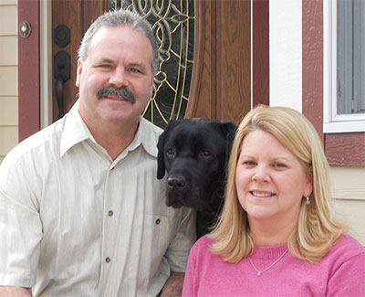 Alan Schmucker and his wife Mary